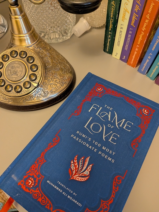 Other - The Flame of Love (Book Of Rumi)  With Blue Decorative Hardcover